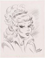 ELFQUEST - LEETAH PENCIL ORIGINAL ART PORTRAIT BY WENDY PINI.