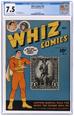 WHIZ COMICS #56 JULY 1944 CGC 7.5 VF-.