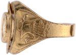 1941 VALRIC OF THE VIKINGS KELLOGG'S EXCEEDINGLY RARE PREMIUM RING IN HIGH GRADE (OVERSTREET COLLECTION).