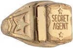 1930s SECRET AGENT LOOK-AROUND PROTOTYPE RING BY ROBBINS CO. 1 OF 2 KNOWN (OVERSTREET COLLECTION).