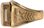 1930s SECRET AGENT LOOK-AROUND PROTOTYPE RING BY ROBBINS CO. 1 OF 2 KNOWN (OVERSTREET COLLECTION).