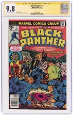 BLACK PANTHER #1 JANUARY 1977 CGC 9.8 NM/MINT SIGNATURE SERIES.