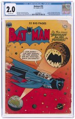 BATMAN #59 JUNE-JULY 1950 CGC 2.0 GOOD (FIRST DEADSHOT).