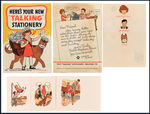 "RADIO ORPHAN ANNIE TALKING STATIONERY" PREMIUM KIT.