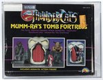 LJN THUNDERCATS (1986) - MUMM-RA'S TOMB FORTRESS PLAYSET AFA 75 EX+/NM.