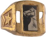 1939 LONE RANGER PROTOTYPE SECRET COMPARTMENT RING WITH PHOTOS (OVERSTREET COLLECTION).