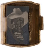 1939 LONE RANGER PROTOTYPE SECRET COMPARTMENT RING WITH PHOTOS (OVERSTREET COLLECTION).