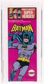 MEGO WORLD'S GREATEST SUPER HEROES (1976) - BATMAN BOXED FIGURE AFA UNCIRCULATED U85 NM+ (NEW LOGO).