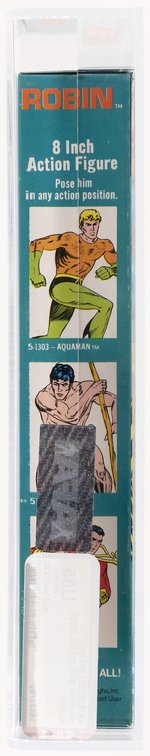 MEGO WORLD'S GREATEST SUPER HEROES (1976) - ROBIN BOXED FIGURE AFA UNCIRCULATED U85 NM+ (NEW LOGO).