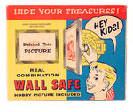 BOXED TOY "SECRET PICTURE WALL SAFE."