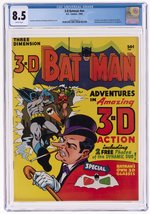 3-D BATMAN #NN 1966 CGC 8.5 VF+.