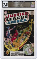 JUSTICE LEAGUE OF AMERICA #3 FEBRUARY-MARCH 1961 CGC 7.5 VF- BETHLEHEM PEDIGREE.