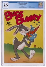 LARGE FEATURE COMIC #8 1942 CGC 2.5 GOOD+ (BUGS BUNNY).