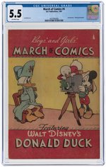 MARCH OF COMICS #4 1947 CGC 5.5 FINE- (DONALD DUCK).