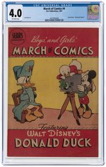 MARCH OF COMICS #4 1947 CGC 4.0 VG (DONALD DUCK).