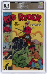 RED RYDER COMICS #14 JULY-AUGUST 1943 CGC 8.5 VF+ MILE HIGH PEDIGREE.