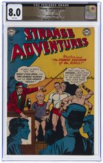 STRANGE ADVENTURES #15 DECEMBER 1951 CGC 8.0 VF MILE HIGH PEDIGREE.