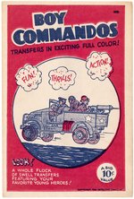 BOY COMMANDOS TATTOO TRANSFERS.