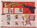 SUPERMAN VERY RARE 1940 DAISY CATALOG FOLDER.