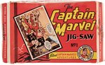 "THE CAPTAIN MARVEL JIG-SAW" RARE BOXED ENGLISH PUZZLE.