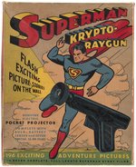 SUPERMAN KRYPTO-RAYGUN/PROJECTOR BOXED DAISY SET.