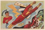 CAPTAIN MARVEL "3 FAMOUS FUNNIES PICTURE PUZZLES" BOXED SET.