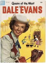 DALE EVANS COMICS #3 COMIC BOOK COVER FEATURING PHOTO & ORIGINAL ART BY ARNOLD HOLEYWELL.