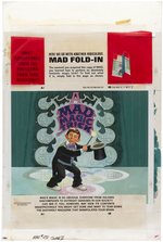 MAD MAGAZINE #231 ALFRED E. NEUMAN "MAD FOLD-IN" PAINTING ORIGINAL ART BY AL JAFFEE.