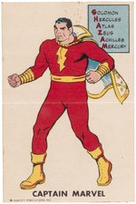 "CAPTAIN MARVEL'S MAGIC MEMBERSHIP CARD & SECRET MESSAGE" LOT WITH RARE PAPERS.