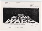 STAR WARS (1977) MOVIE STORYBOARD BINDER.