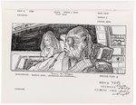 STAR WARS (1977) MOVIE STORYBOARD BINDER.