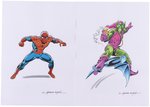 SPIDER-MAN & GREEN GOBLIN SPECIALTY ORIGINAL ART PAIR BY RAFAEL LÓPEZ ESPÍ.