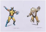 WOLVERINE & SABRETOOTH SPECIALTY ORIGINAL ART PAIR BY RAFAEL LÓPEZ ESPÍ.