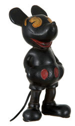 MICKEY MOUSE BLACK SEIBERLING FIGURE WITH TAIL.