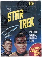 1976 TOPPS STAR TREK FULL WAX BOX (BBCE CERTIFIED).