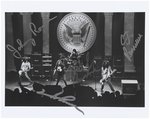 RAMONES PUNK ROCK BAND SIGNED LIVE ACTION PROMO PHOTO.