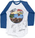 MEN AT WORK BAND SIGNED NORTH AMERICA '83 TOUR SHIRT JERSEY.