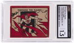 1940 LEADER NOVELTY CANDY CO. SUPERMAN KEY CARD #1 CGC 1.5 FAIR.