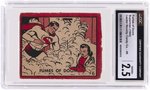 1940 LEADER NOVELTY CANDY CO. SUPERMAN CARD #6 CGC 2.5 GOOD+.