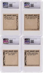 1966 TOPPS GET SMART COMPLETE CARD SET CGC GRADED.