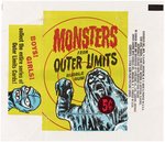 1964 TOPPS OUTER LIMITS COMPLETE CARD SET CGC GRADED, PLUS WRAPPER.