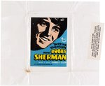 1971 TOPPS BOBBY SHERMAN "GETTING TOGETHER" COMPLETE TEST CARD SET CGC GRADED, PLUS WRAPPER.