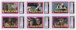 1973 TOPPS THE WALTONS COMPLETE TEST CARD SET CGC GRADED.