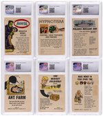 1967 TOPPS KRAZY LITTLE COMICS TEST SET CGC GRADED.