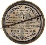 McKINLEY "PATRIOTISM PROSPERITY" STRIKING 1900 CAMPAIGN BUTTON.