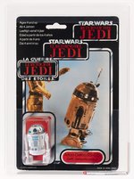 PALITOY STAR WARS: RETURN OF THE JEDI (1984) - R2-D2 (W/ SENSORSCOPE) TRI-LOGO 70 BACK-B AFA 70+ EX+.