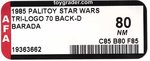 PALITOY STAR WARS: RETURN OF THE JEDI (1985) - BARADA TRI-LOGO 70 BACK-D (CLIPPER OFFER).