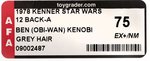 STAR WARS (1978) - BEN (OBI-WAN) KENOBI 12 BACK-A AFA 75 EX+/NM (GRAY HAIR).