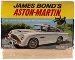 GILBERT JAMES BOND 007 ASTON-MARTIN TIN SPY CAR IN BOX.