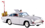 GILBERT JAMES BOND 007 ASTON-MARTIN TIN SPY CAR IN BOX.